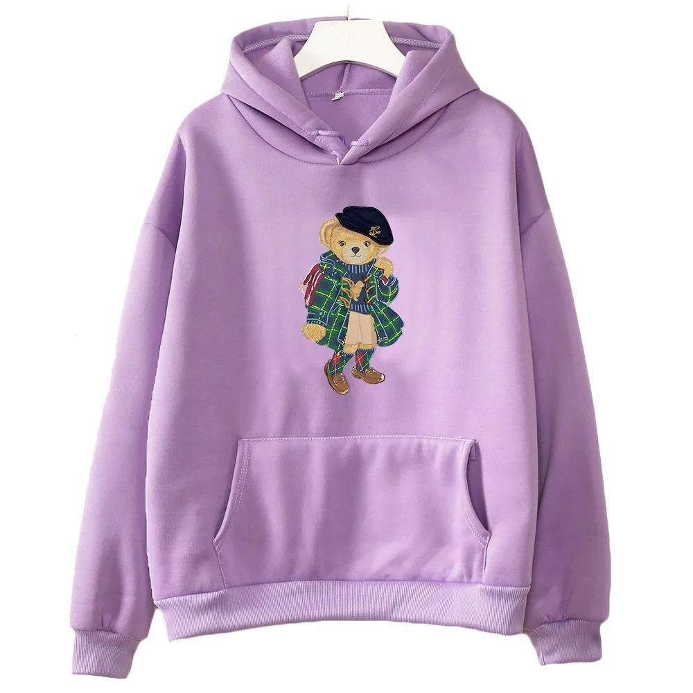 Милые толстовки с принтом медведя, женские модные толстовки, зимняя флисовая одежда, удобные повседневные пуловеры большого размера с длинными рукавами XXXL светло-фиолетовый
Милые толстовки с принтом медведя, женские модные толстовки, зимняя флисовая одежда, удобные повседневные пуловеры большого размера с длинными рукавами XXXL светло-фиолетовый