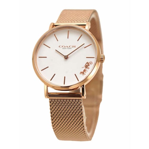 Coach Women s Perry Watch, 32mm, Rose Gold Dial, Stainless Steel Mesh Strap, 14503425
Coach Women s Perry Watch, 32mm, Rose Gold Dial, Stainless Steel Mesh Strap, 14503425