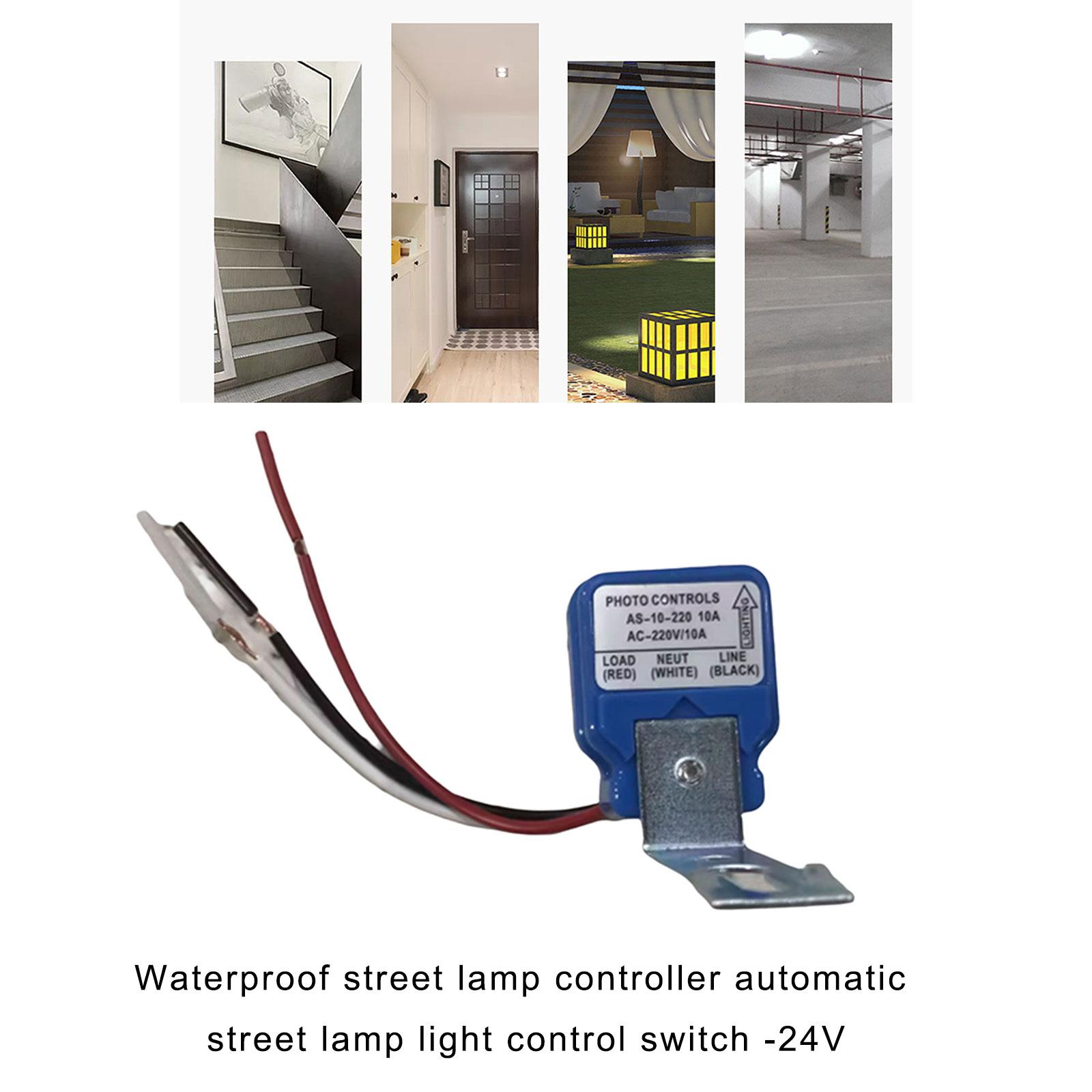 Photocell Street Light Switch Controller Waterproof Photowitch Light Sensor Switches Automatic Street Light Switches 220
Photocell Street Light Switch Controller Waterproof Photowitch Light Sensor Switches Automatic Street Light Switches 220