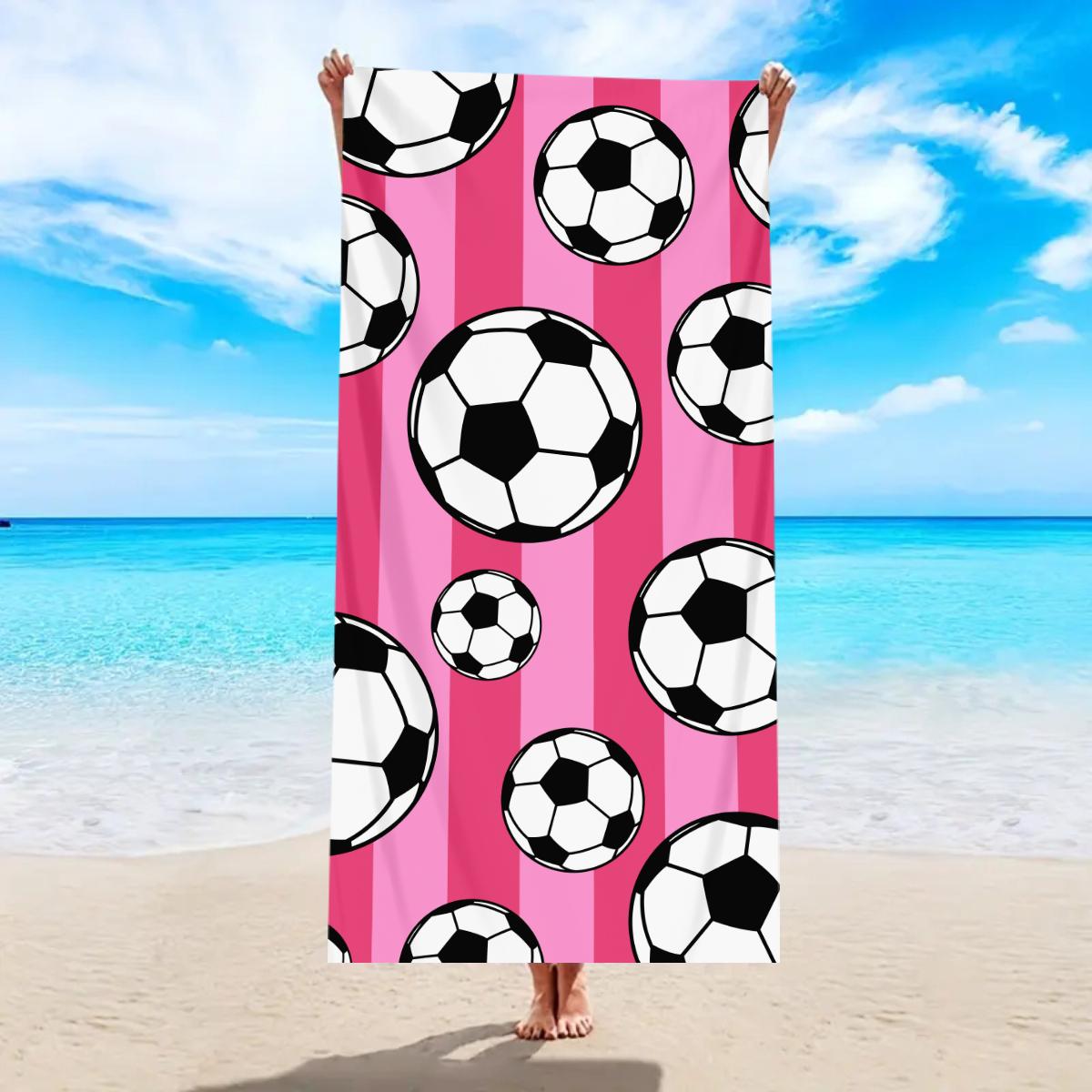 1pc fashionable striped soccer beach towel, quick drying absorbent ultra-fine fiber outdoor sports swimming absorbent bath towel W30*H60(CM)
1pc fashionable striped soccer beach towel, quick drying absorbent ultra-fine fiber outdoor sports swimming absorbent bath towel W30*H60(CM)