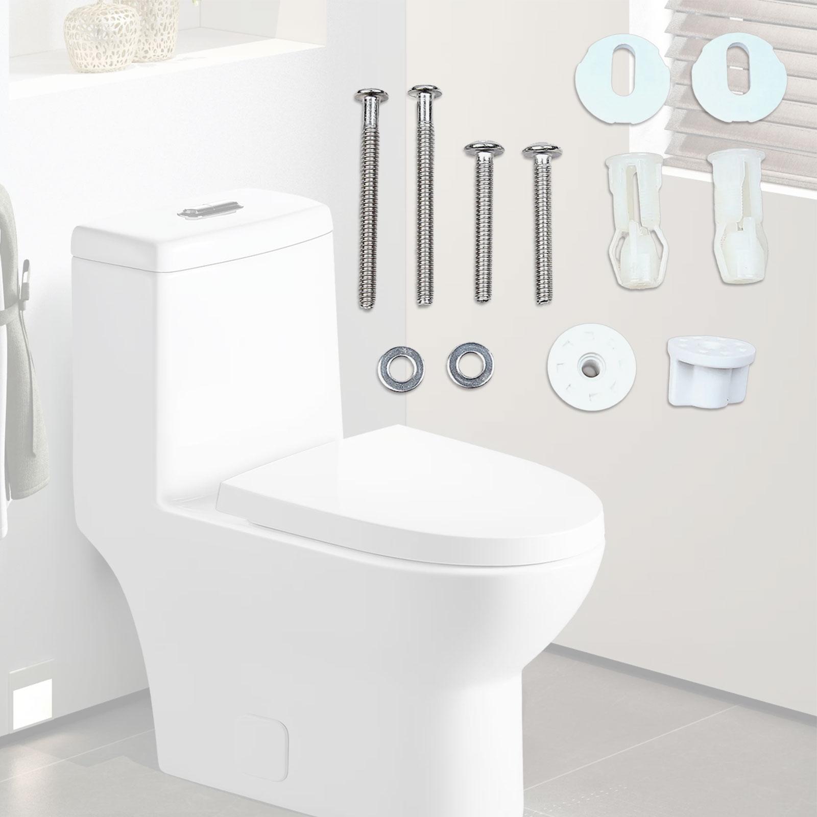 Upgrades Toilet Seat Hinge Bolts Toilet Seat Fastener Quick Fix Screws Replacement set for Stable & Secure Installation
Upgrades Toilet Seat Hinge Bolts Toilet Seat Fastener Quick Fix Screws Replacement set for Stable & Secure Installation