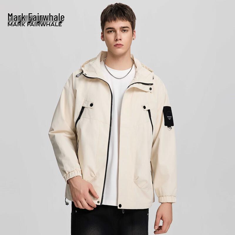 Mark Fairwhale Men s Solid Color Hooded Jacket 3XL
Mark Fairwhale Men s Solid Color Hooded Jacket 3XL