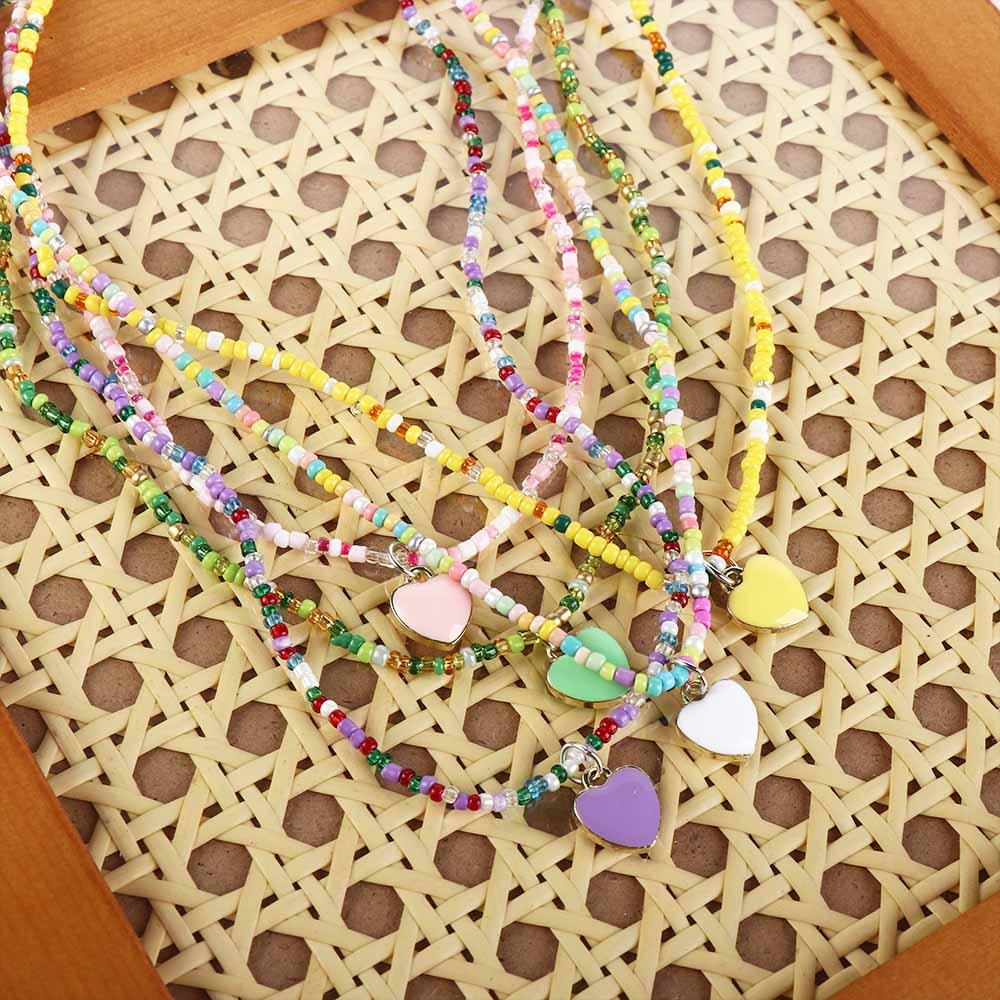 Korean Style Love Beaded Pendant Rice Bead Women Jewelry Accessories Dopamine Dressing Accessories фиолетовый
Korean Style Love Beaded Pendant Rice Bead Women Jewelry Accessories Dopamine Dressing Accessories фиолетовый