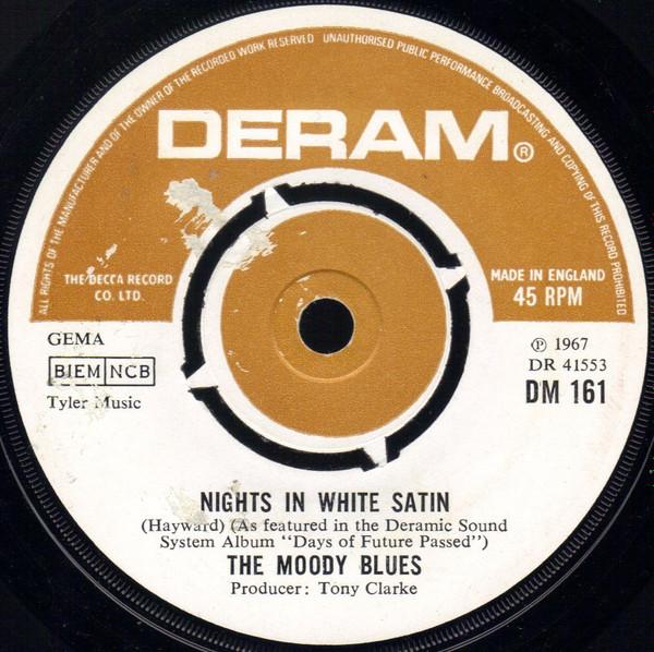 7inch Record MOODY BLUES Nights In White Satin Cities DM161 Deram 1967 UK Pop Used
7inch Record MOODY BLUES Nights In White Satin Cities DM161 Deram 1967 UK Pop Used