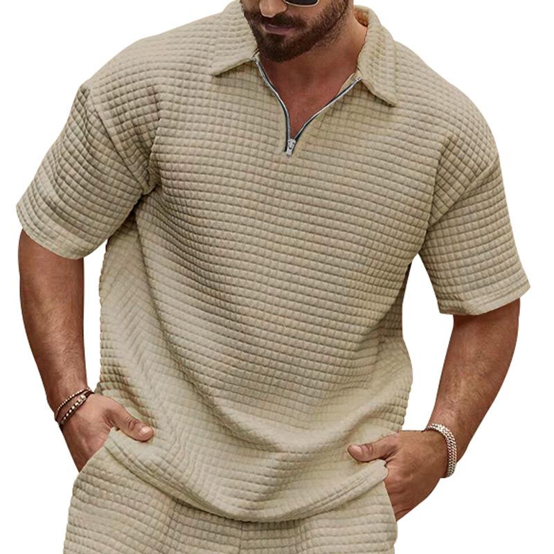 Summer New Polo Shirt for Men Casual Comfort Jacquard Small Check Solid Color Lapel Sports Short Sleeve XXXL хакі
Summer New Polo Shirt for Men Casual Comfort Jacquard Small Check Solid Color Lapel Sports Short Sleeve XXXL хакі