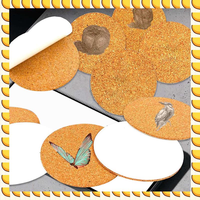 BAAU 120 Pack Self-Adhesive Cork Round 3.5 Inch Backing Sheets Cork Coasters For DIY Crafts-Bottom Protection коричневий
BAAU 120 Pack Self-Adhesive Cork Round 3.5 Inch Backing Sheets Cork Coasters For DIY Crafts-Bottom Protection коричневий