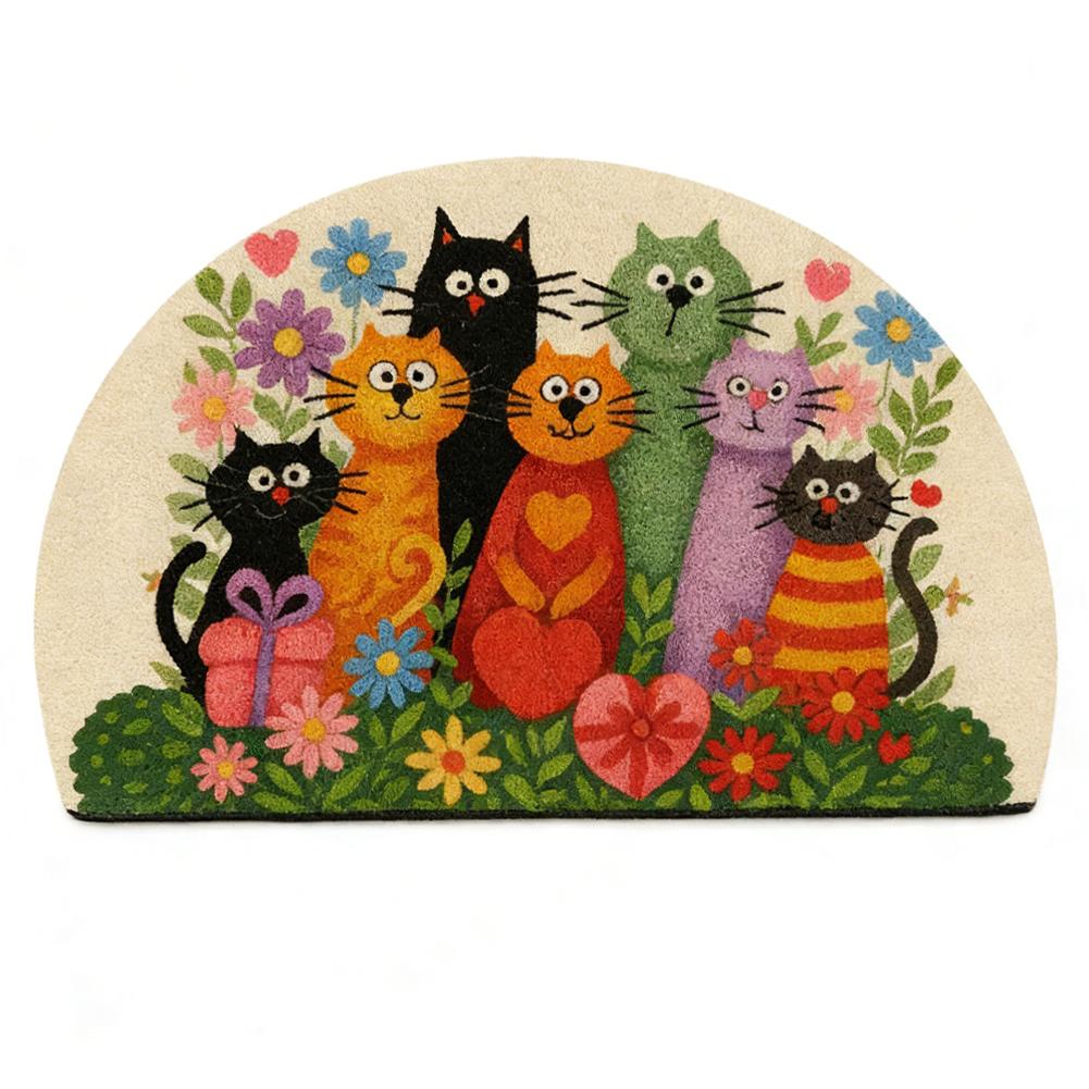 Anti-slip Backing Cute Cat Doormat Anti-slip Mat Dirt Resistant 1PC
Anti-slip Backing Cute Cat Doormat Anti-slip Mat Dirt Resistant 1PC