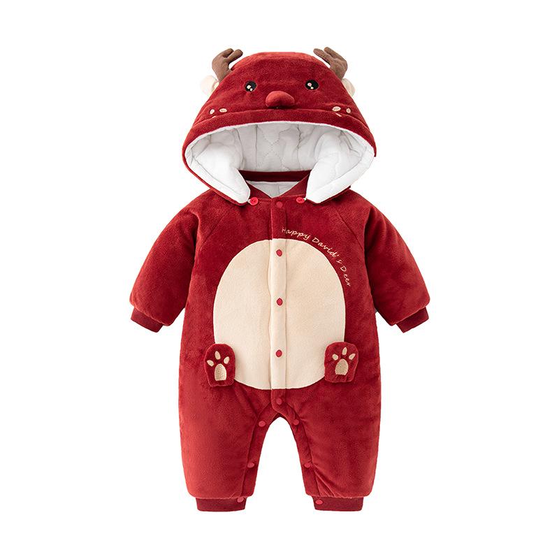 Cozy Winter Velvet Jumpsuit for Newborns - Cute Cartoon Design, Thickened for Warmth, Unisex Cotton Outfit 59CM
Cozy Winter Velvet Jumpsuit for Newborns - Cute Cartoon Design, Thickened for Warmth, Unisex Cotton Outfit 59CM