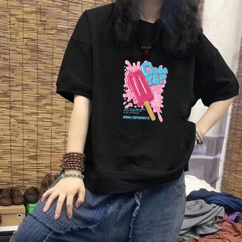 Women s 100% Cotton Casual Print Top - New Loose Slimming Half Sleeve Design, Plus Size, Trendy T-Shirt L (100-120 jin) розы красного
Women s 100% Cotton Casual Print Top - New Loose Slimming Half Sleeve Design, Plus Size, Trendy T-Shirt L (100-120 jin) розы красного