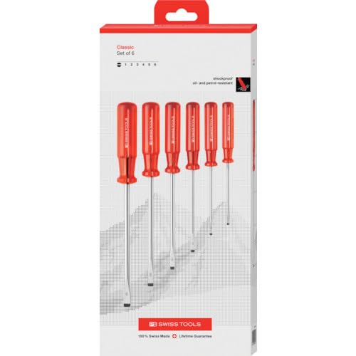 PB SWISS TOOLS 1510.CBB Набор из 6 отверток с классической ручкой и плоским шлицем в бумажной коробке
PB SWISS TOOLS 1510.CBB Набор из 6 отверток с классической ручкой и плоским шлицем в бумажной коробке