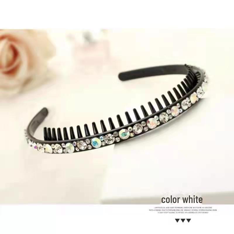 Женский нескользящий ободок для волос со стразами - простая и элегантная заколка для волос для взрослых
Женский нескользящий ободок для волос со стразами - простая и элегантная заколка для волос для взрослых