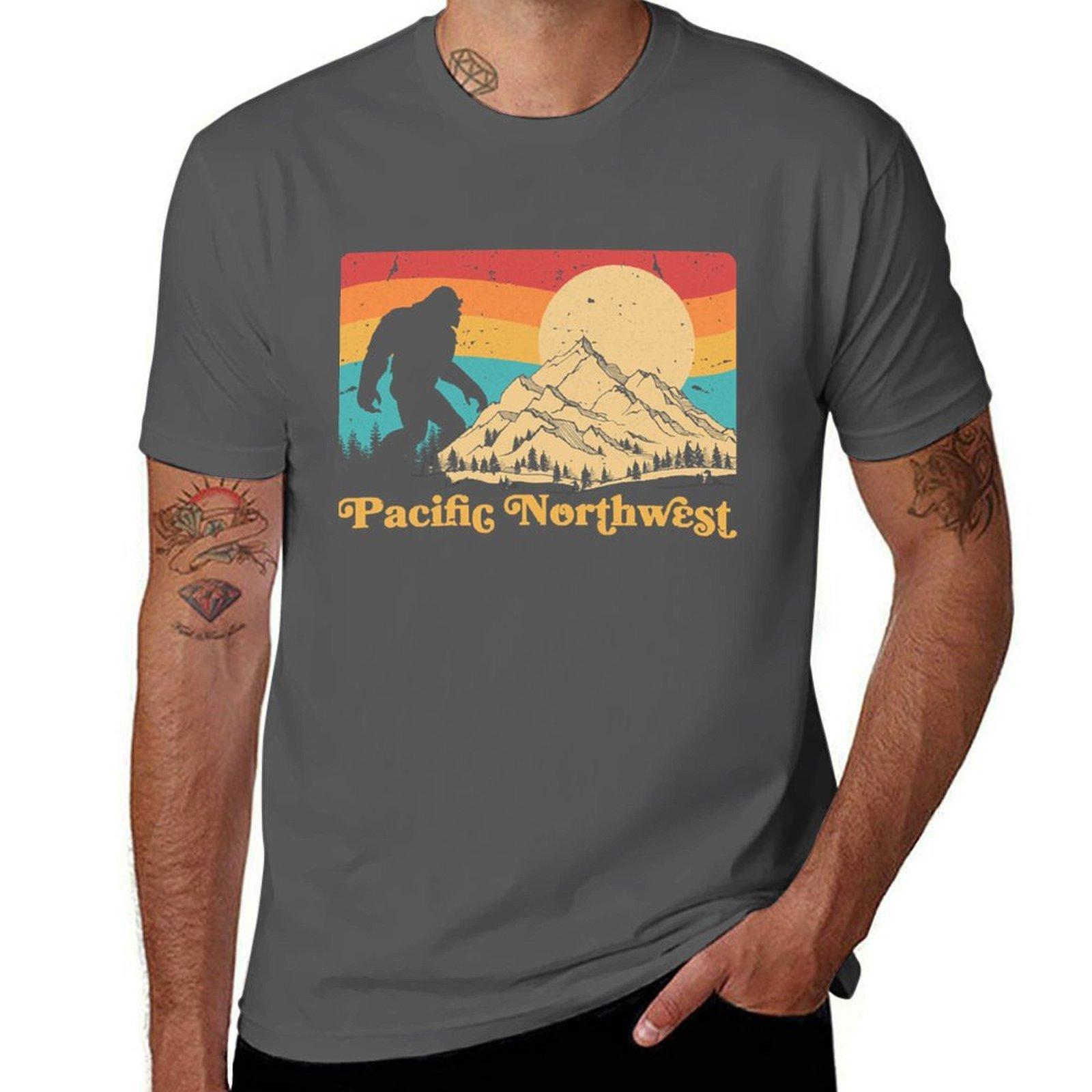 PNW Pacific Northwest Bigfoot Mountains Vintage bigfoot gift Perfect Giftbigfoot TShirt t shirt man cotton TShirt 4XL
PNW Pacific Northwest Bigfoot Mountains Vintage bigfoot gift Perfect Giftbigfoot TShirt t shirt man cotton TShirt 4XL