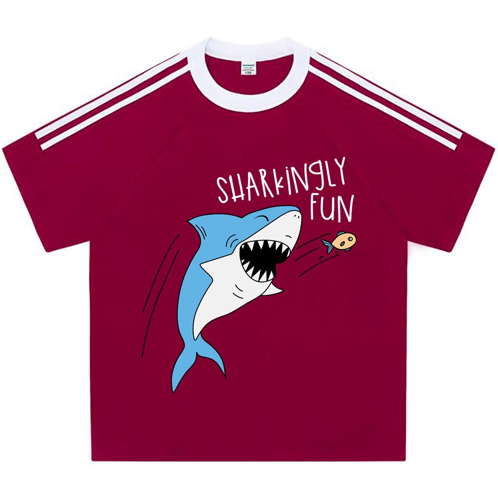 Kids 100% Cotton T-shirts Boys And Girls 200 GSM Cotton Tees cute shark Cartoon Print Child Tshirts 150 білий
Kids 100% Cotton T-shirts Boys And Girls 200 GSM Cotton Tees cute shark Cartoon Print Child Tshirts 150 білий