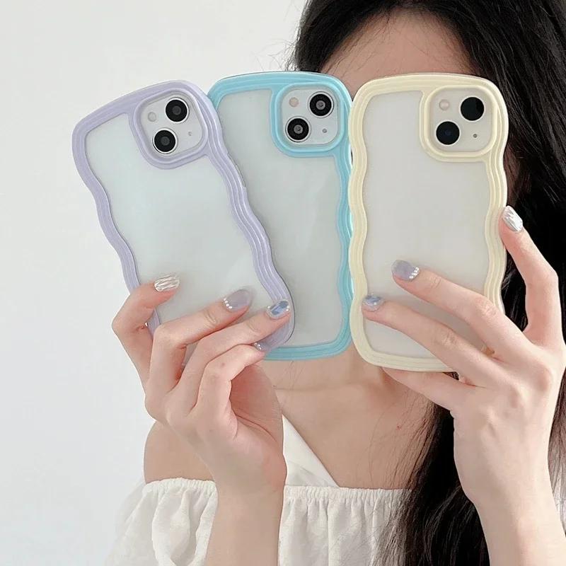 Soft Wavy Lines Phone Case for Iphone 15 PRO 11 12 13 14 Pro Max Candy Bumper Transparent Cases Cover For iPhone15ProMax
Soft Wavy Lines Phone Case for Iphone 15 PRO 11 12 13 14 Pro Max Candy Bumper Transparent Cases Cover For iPhone15ProMax