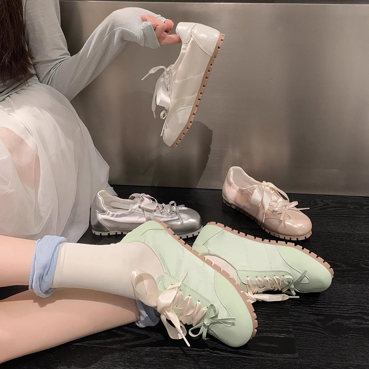 Tide Bunan Mint Mambo Ballet Original Design Debut! Sports Leisure Breathable Forrest Gander Training Shoes Women 35
Tide Bunan Mint Mambo Ballet Original Design Debut! Sports Leisure Breathable Forrest Gander Training Shoes Women 35