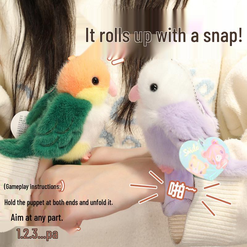 Parrot Simulation Plush Toy: Snap Circle Bag Pendant for Kindergarten Soothing and Early Education – Ideal Gift for Boys and Girls 11cm
Parrot Simulation Plush Toy: Snap Circle Bag Pendant for Kindergarten Soothing and Early Education – Ideal Gift for Boys and Girls 11cm