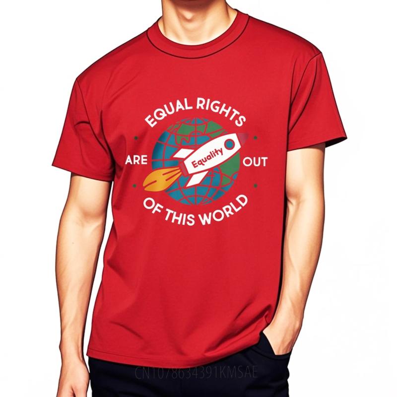 Unisex Tshirt Breathable For man Oneck tshirt Plus Size Equal Rights Are Out Of This World Comfort Teenagers tees Trendy Tshirt S
Unisex Tshirt Breathable For man Oneck tshirt Plus Size Equal Rights Are Out Of This World Comfort Teenagers tees Trendy Tshirt S