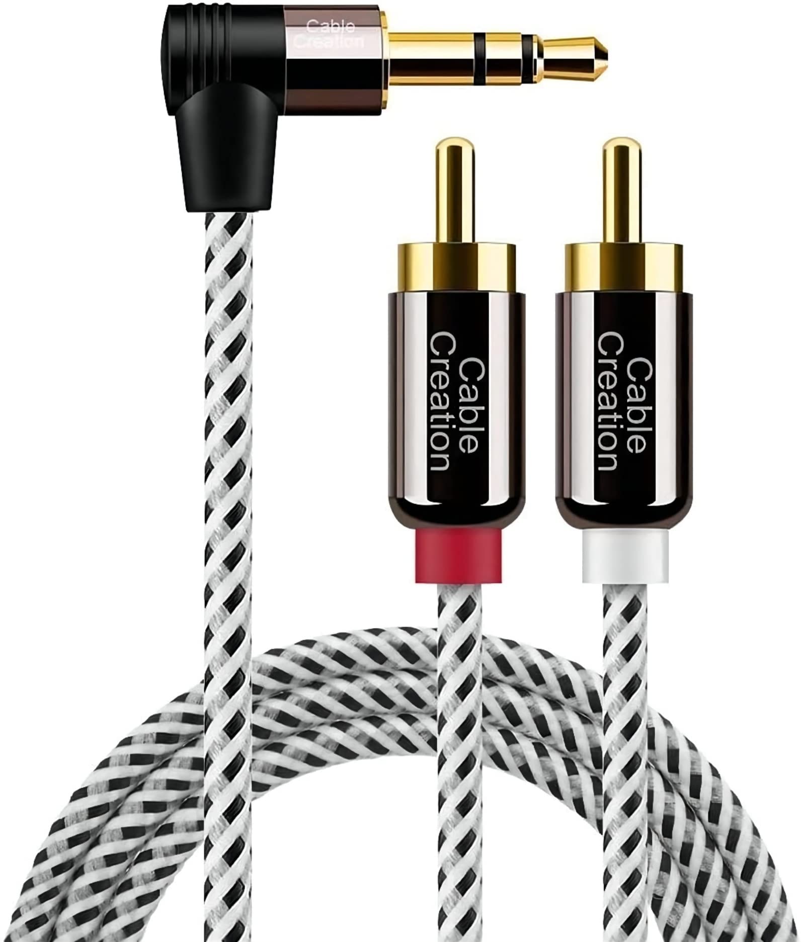 RCA 3.5mm Conversion Cable, Cablecreation RCA Cable 3.5mm Stereo Mini Plug RCA Mini Pin Red and White Cable Mini Component Amplifier AV Selector
RCA 3.5mm Conversion Cable, Cablecreation RCA Cable 3.5mm Stereo Mini Plug RCA Mini Pin Red and White Cable Mini Component Amplifier AV Selector