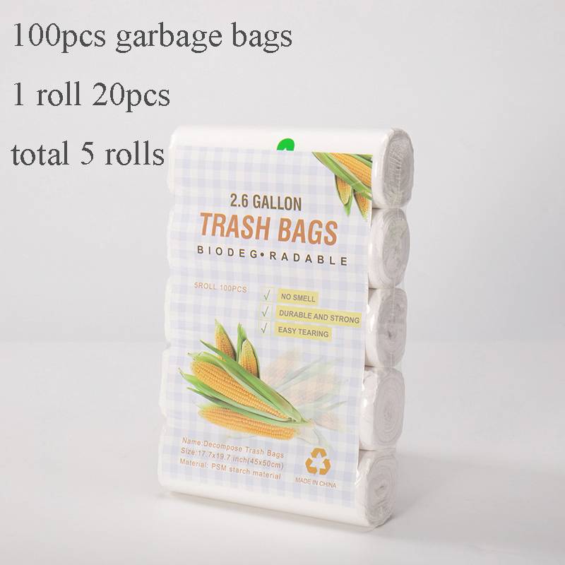 Biodegradable Garbage Bag 2.6 Gallons Household Garbage Bag Biodegradable Recyclable Small Durable Thick Odorless Homes Office
Biodegradable Garbage Bag 2.6 Gallons Household Garbage Bag Biodegradable Recyclable Small Durable Thick Odorless Homes Office