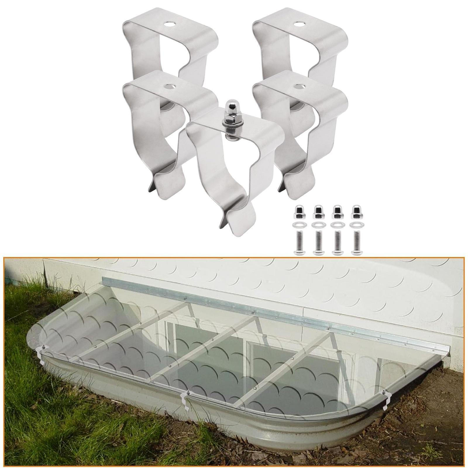 5 Pieces Window Well Cover Clips, Hardware Kit, High Performance ,Spring Clip, Install Retaining
5 Pieces Window Well Cover Clips, Hardware Kit, High Performance ,Spring Clip, Install Retaining