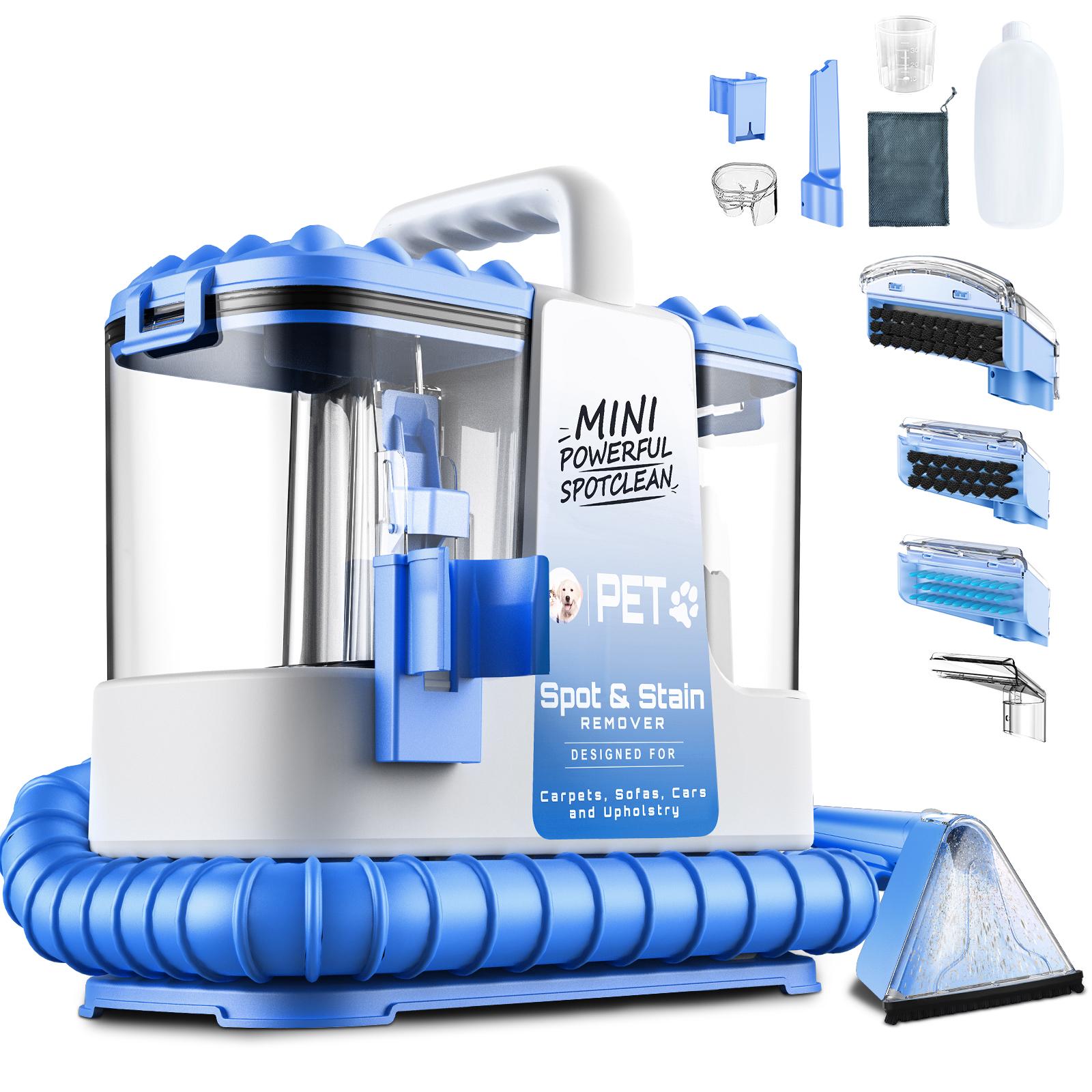 Carpet + Upholstery Cleaner Machine, 32Kpa Powerful Suction w/ 5 Cleaning Tools,Lightweight for Rug,Carpet,Car Seats,Pets,Stairs синий
Carpet + Upholstery Cleaner Machine, 32Kpa Powerful Suction w/ 5 Cleaning Tools,Lightweight for Rug,Carpet,Car Seats,Pets,Stairs синий