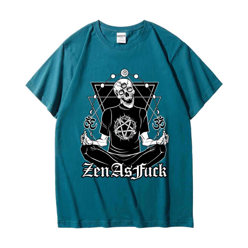 220GSM Тяжелая футболка из 100% хлопка, футболка Zen As Fuck с принтом, мужские повседневные базовые мужские топы с круглым вырезом, футболка
220GSM Тяжелая футболка из 100% хлопка, футболка Zen As Fuck с принтом, мужские повседневные базовые мужские топы с круглым вырезом, футболка