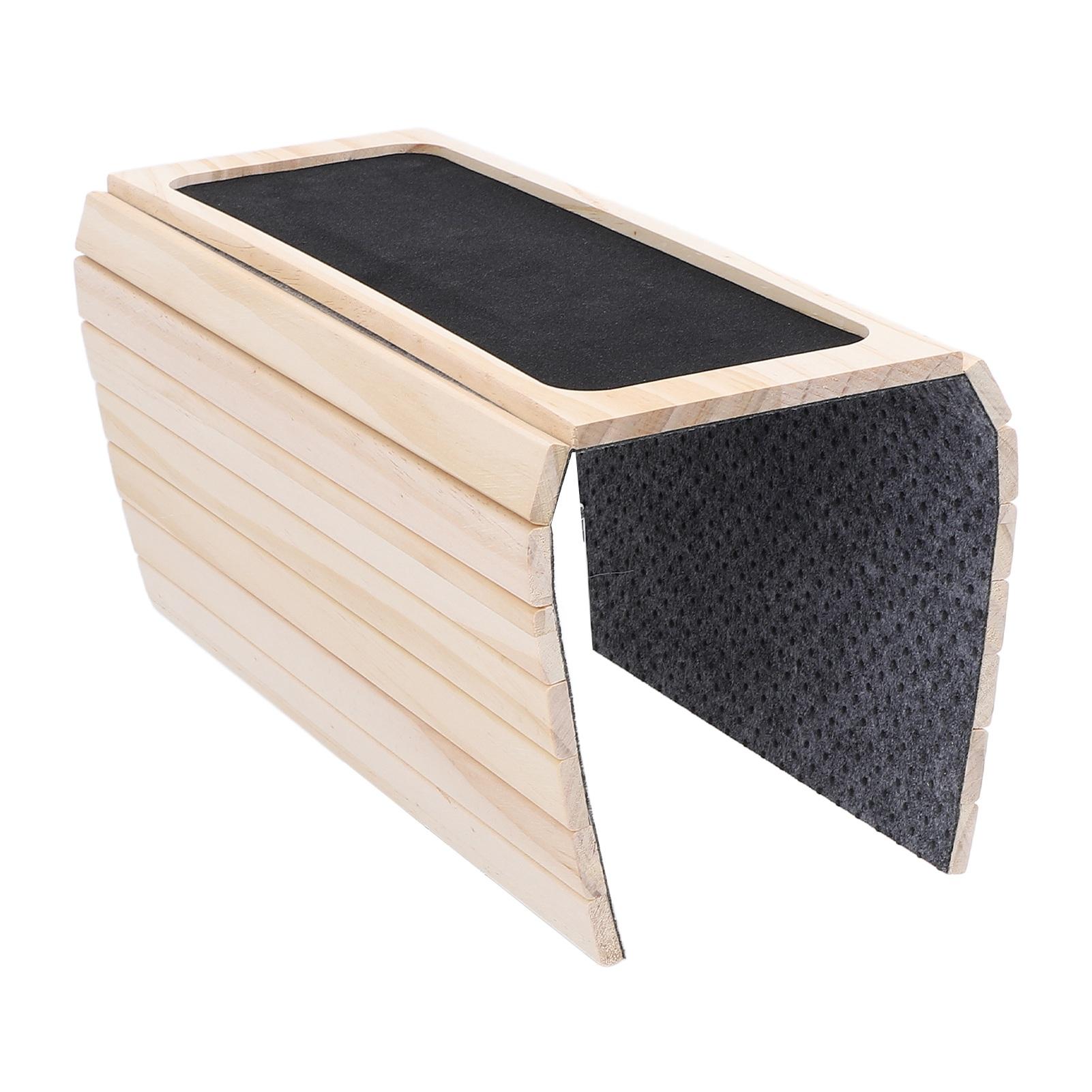 Wood Sofa Arm Table Flexible Non Slip Flannel Cup Holder Foldable Couch Arm Tray for Holding Drinks Snacks TV Remote
Wood Sofa Arm Table Flexible Non Slip Flannel Cup Holder Foldable Couch Arm Tray for Holding Drinks Snacks TV Remote