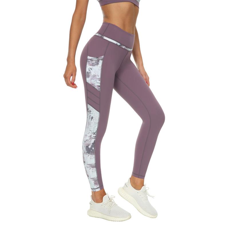 Европейско-американские женские леггинсы для йоги с высокой талией, карманами и вставками Large розовый
Европейско-американские женские леггинсы для йоги с высокой талией, карманами и вставками Large розовый