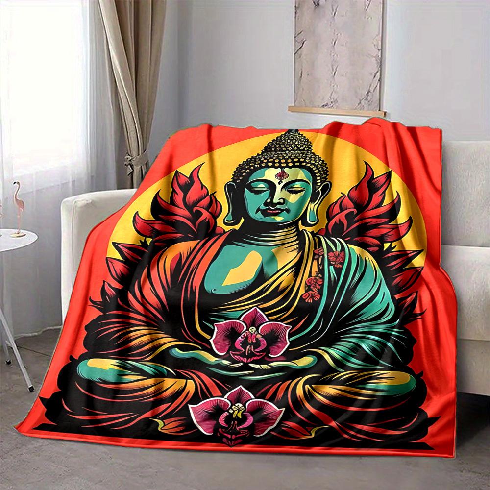 1pc Buddha Statue Blanket Lightweight Flannel Blanket Throw Blanket For Sofa, Bed, Travel, Camping, Livingroom, Office, Couch, Chair, And Bed yy251015 100x150cm
1pc Buddha Statue Blanket Lightweight Flannel Blanket Throw Blanket For Sofa, Bed, Travel, Camping, Livingroom, Office, Couch, Chair, And Bed yy251015 100x150cm