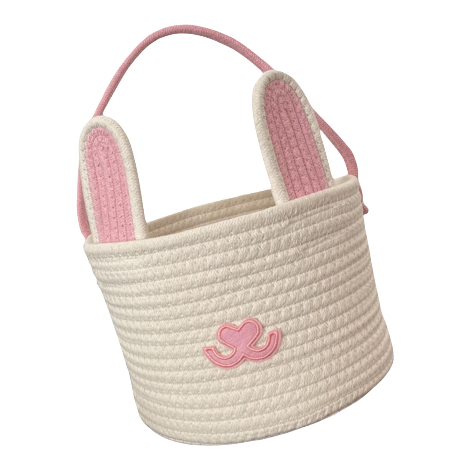 Прочные плетеные вручную материалы, пасхальная корзина для яиц в виде кролика, удобная для детей и учителей во время специального праздничного мероприятия розовый
Прочные плетеные вручную материалы, пасхальная корзина для яиц в виде кролика, удобная для детей и учителей во время специального праздничного мероприятия розовый