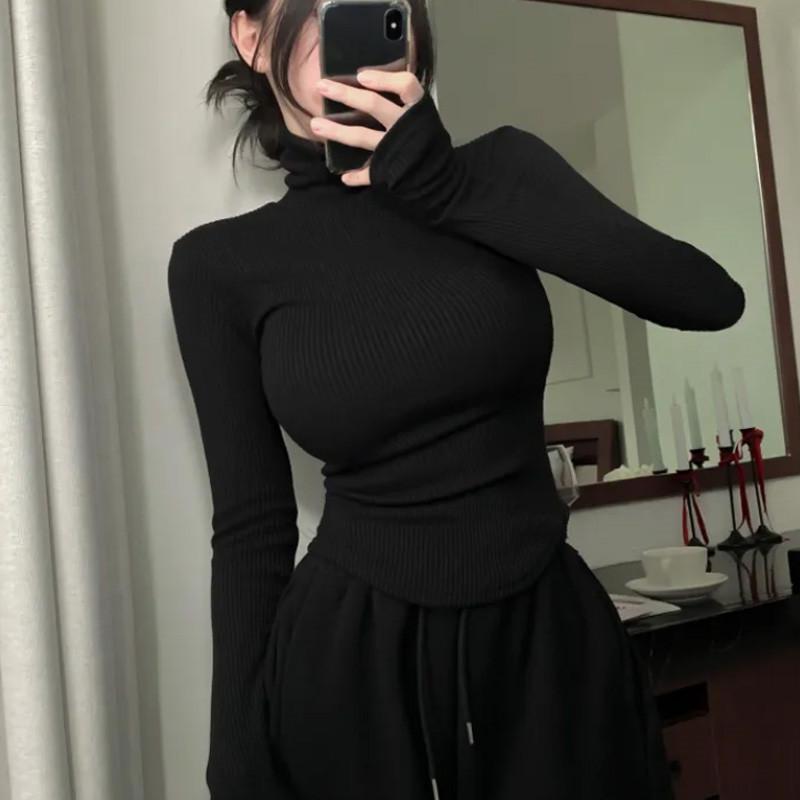 Korean Dongdaemun Women s Stylish High Neck, Long Sleeve Base Layer: Sexy, Figure-Flattering, Essential for All. One Size чорний
Korean Dongdaemun Women s Stylish High Neck, Long Sleeve Base Layer: Sexy, Figure-Flattering, Essential for All. One Size чорний