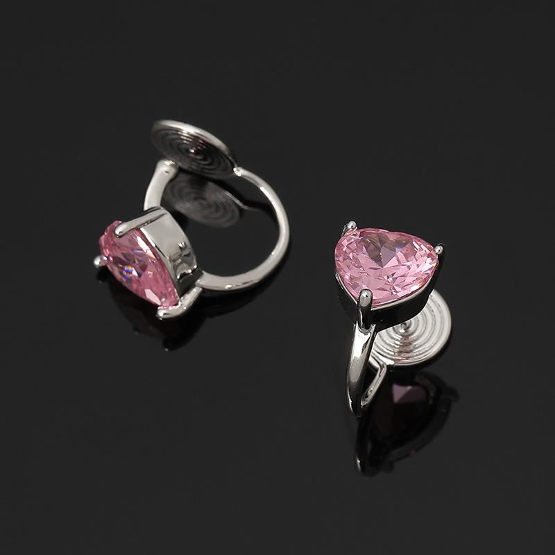 Elegant Love Heart Zircon Women s Stud Earrings and Ear Hoops with Peach Heart Invisible Ear Clips
Elegant Love Heart Zircon Women s Stud Earrings and Ear Hoops with Peach Heart Invisible Ear Clips