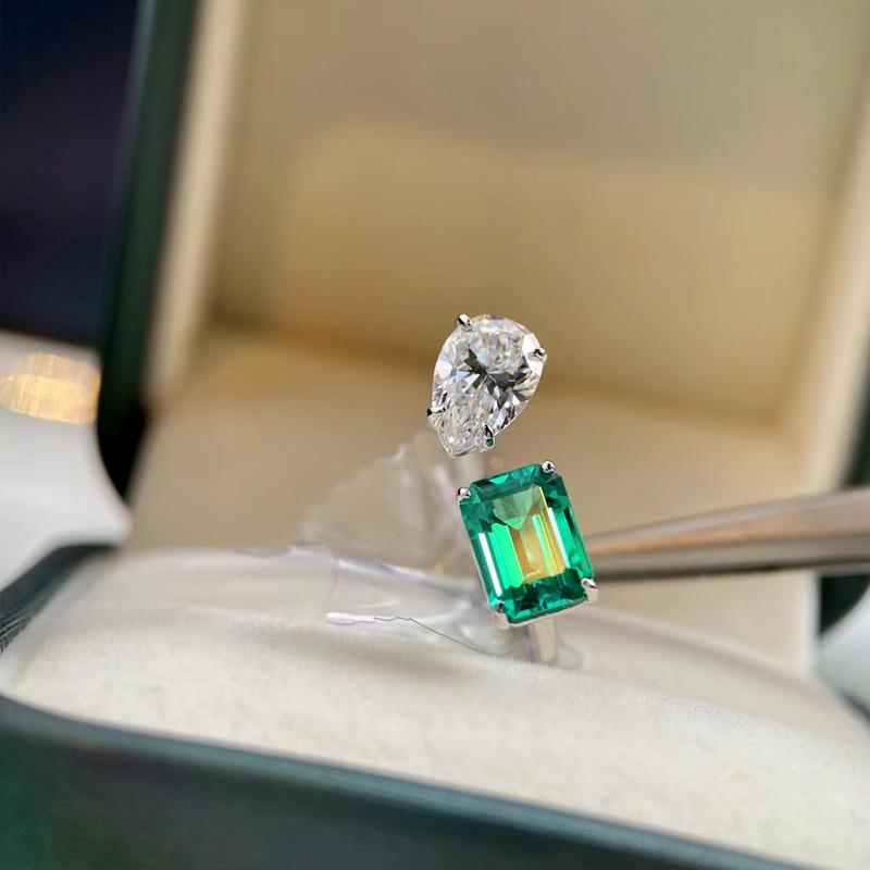CAOSHI Chic Unique Design Adjustable Finger Ring Female Fashion Jewelry with Green Zirconia Stone Personality Gift for Women resizable
CAOSHI Chic Unique Design Adjustable Finger Ring Female Fashion Jewelry with Green Zirconia Stone Personality Gift for Women resizable