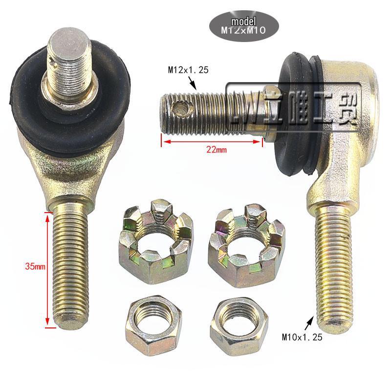 ATV Beach Car Karting Parts: Tie Rod Ball Joint, M10xM12 Steering Knuckle, Rocker Arm Joint
ATV Beach Car Karting Parts: Tie Rod Ball Joint, M10xM12 Steering Knuckle, Rocker Arm Joint