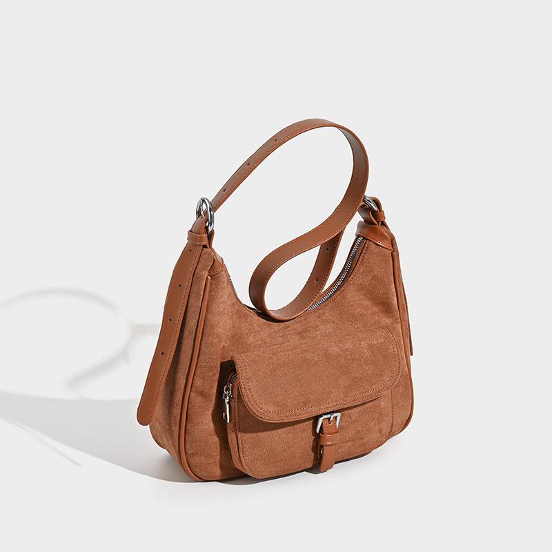 Повседневная осенне-зимняя новая атмосфера матовая сумка подмышку модная женская сумка сумка подмышку трендовая сумка через плечо на одно плечо для работы