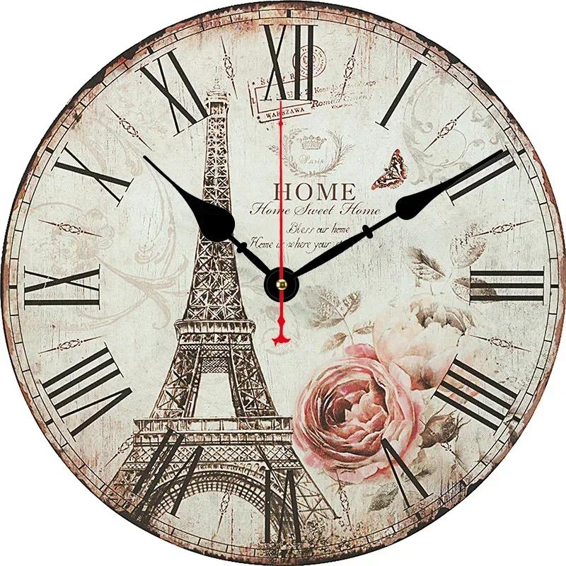 Eiffel Tower Vintage Ferris Wheel Wall Clock Living Room Bedroom Office Decoration Kitchen Clock Art Wall Watch Home DecorB5L4W4 8inch(20CM)
Eiffel Tower Vintage Ferris Wheel Wall Clock Living Room Bedroom Office Decoration Kitchen Clock Art Wall Watch Home DecorB5L4W4 8inch(20CM)