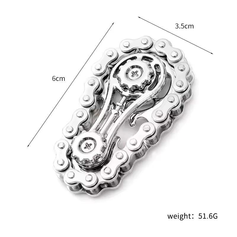 Sprockets Flywheel Fingertip Gyro Fidget Spinner Antistress Anxiety Metal Bike Chains EDC Spinner Fidget Toys For Adult
Sprockets Flywheel Fingertip Gyro Fidget Spinner Antistress Anxiety Metal Bike Chains EDC Spinner Fidget Toys For Adult