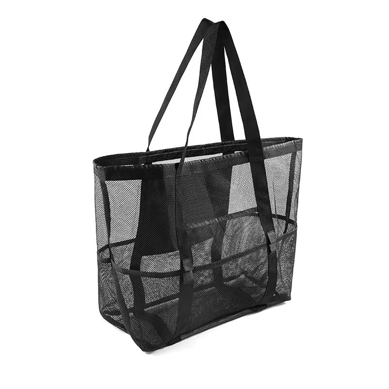 9 Pockets Mesh Hangbag Chidren Toys Sand Away Bag Women Portable Single Shoulder Bag Mesh Beach Bag for Swimming & Gym чорний
9 Pockets Mesh Hangbag Chidren Toys Sand Away Bag Women Portable Single Shoulder Bag Mesh Beach Bag for Swimming & Gym чорний