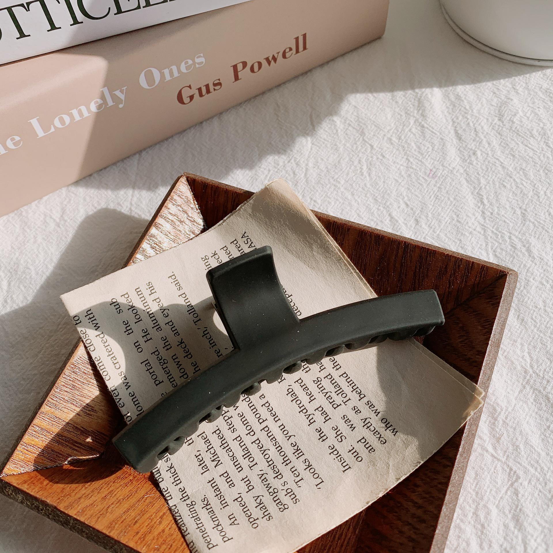 Корейский Моранди Цвет Женский Большой Пучок Зажим-Краб для Волос Заколка чёрный
Корейский Моранди Цвет Женский Большой Пучок Зажим-Краб для Волос Заколка чёрный