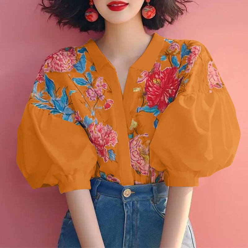 ZANZEA Women Casual Turn Down Collar Short Sleeve Floral Print Summer Shirts 3XL
ZANZEA Women Casual Turn Down Collar Short Sleeve Floral Print Summer Shirts 3XL