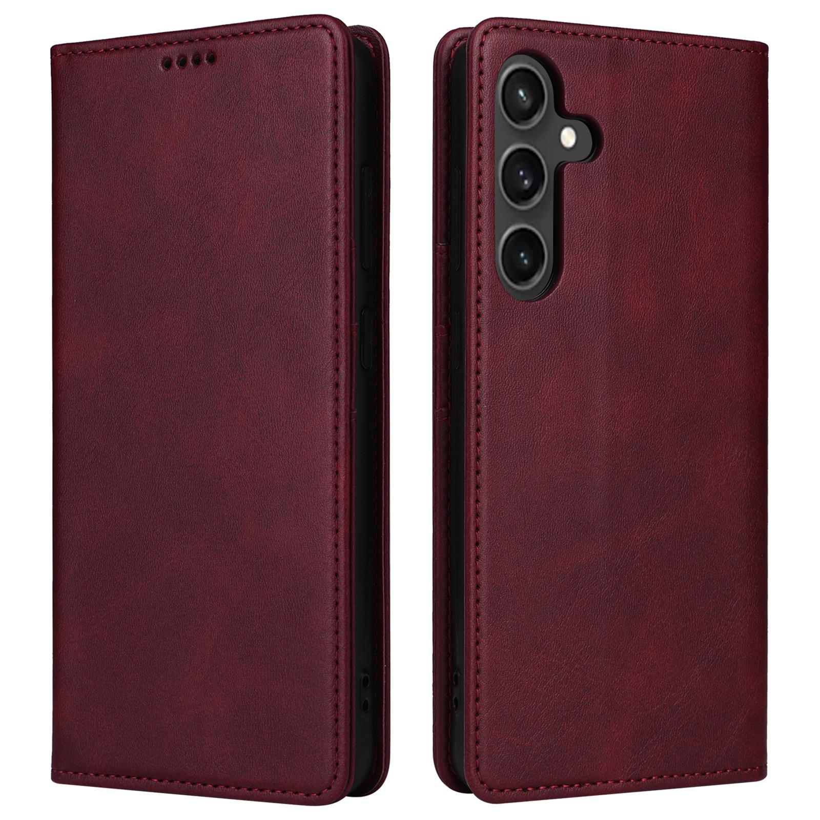 For Samsung Galaxy S23 FE Leather Phone Case with RFID Blocking Wallet Wine Red
For Samsung Galaxy S23 FE Leather Phone Case with RFID Blocking Wallet Wine Red