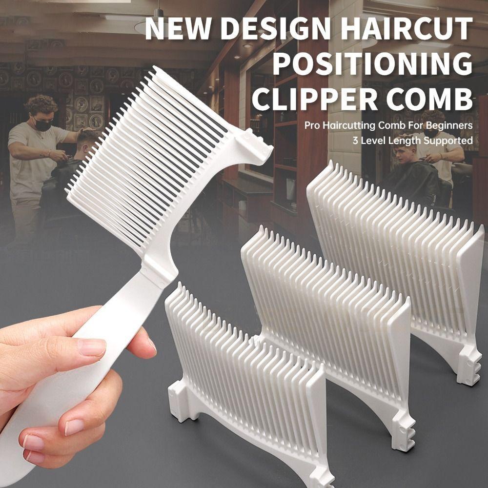 Men Styling Tool Barber Positioning Haircut Comb Clipper Curved Comb Hairdresser Tools білий
Men Styling Tool Barber Positioning Haircut Comb Clipper Curved Comb Hairdresser Tools білий