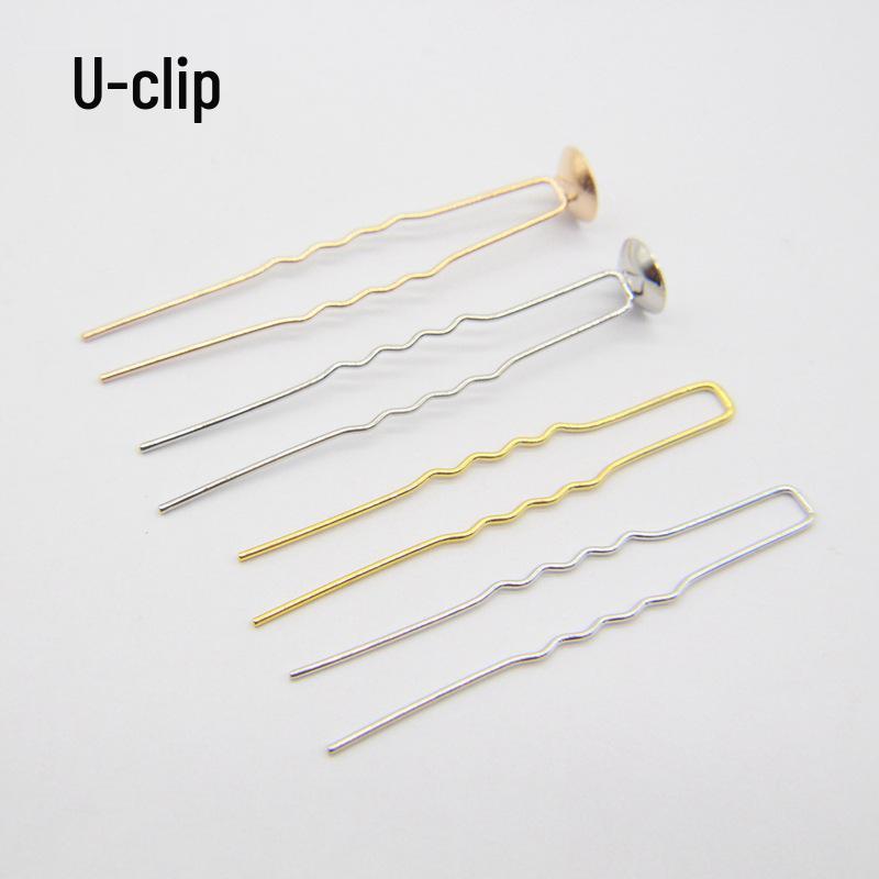 Gold U-Shaped Hairpin Bridal Headpiece, Korean Style, 6cm Hair Styling Tool and Accessory
Gold U-Shaped Hairpin Bridal Headpiece, Korean Style, 6cm Hair Styling Tool and Accessory