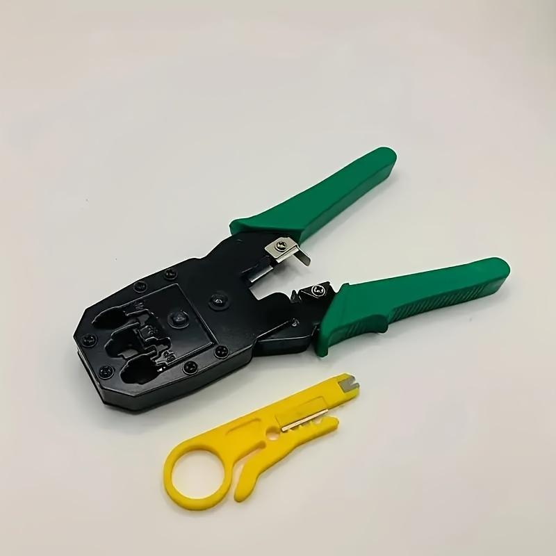 Network Crimping Pliers - Multifunctional Wire Stripper for Telephone & Ethernet Cables, Precision Tool for Electrical Monitoring Equipment
Network Crimping Pliers - Multifunctional Wire Stripper for Telephone & Ethernet Cables, Precision Tool for Electrical Monitoring Equipment