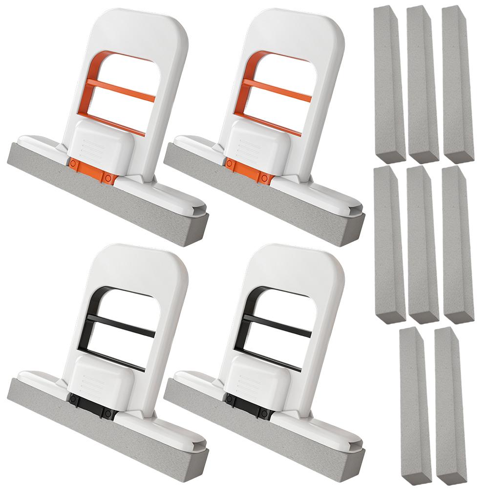 Squeeze Mop with 4PCs Sponge Portable Cleaning Mop Strong Water Absorption Sponge Mo for Bathroom Mirrors Tabletops
Squeeze Mop with 4PCs Sponge Portable Cleaning Mop Strong Water Absorption Sponge Mo for Bathroom Mirrors Tabletops