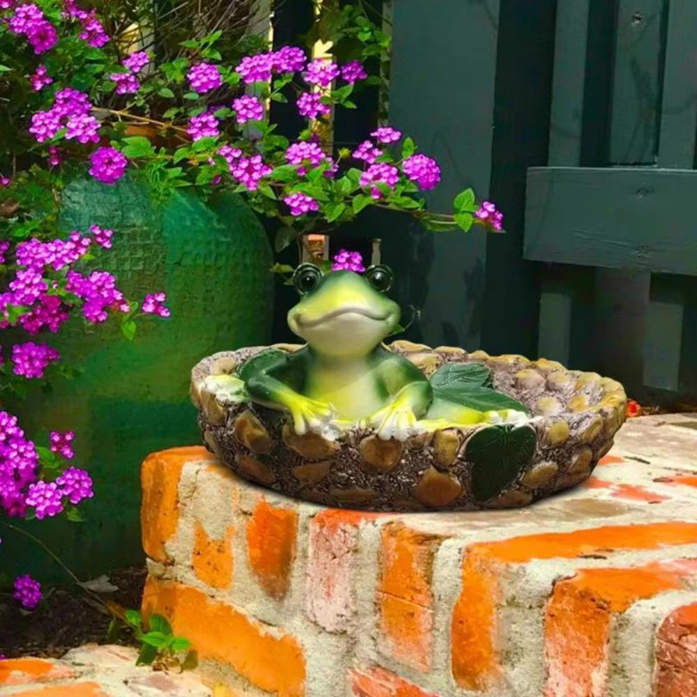 Micro Landscape Simulated Frog Ornaments Cartoon Frog Storage Tray Resin Frog Statue Photog Props
Micro Landscape Simulated Frog Ornaments Cartoon Frog Storage Tray Resin Frog Statue Photog Props