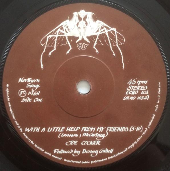 7inch Record JOE COCKER - With A Little Help From My Friends ECHO103 Fly Records 1972 UK Rock Used
7inch Record JOE COCKER - With A Little Help From My Friends ECHO103 Fly Records 1972 UK Rock Used