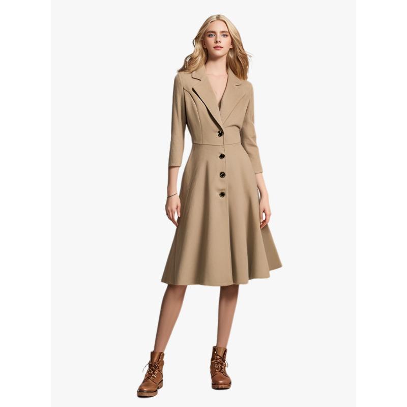 Осенне-зимняя женская одежда, удлиненная модная повседневная шерстяная куртка с лацканами XXXL