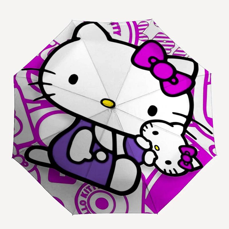 1PC Hello Kitty, Purple Theme Automatic Folding Umbrella - Compact 8-Rib Design, Durable Plastic & Iron, F010601
1PC Hello Kitty, Purple Theme Automatic Folding Umbrella - Compact 8-Rib Design, Durable Plastic & Iron, F010601