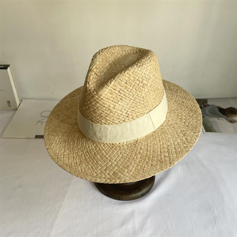Summer Natural Raffia Sun Hat For Women Men Wide Brim Fashion Jazz Outdoor Vacation Beach Hat Panama 56-58(adult size)
Summer Natural Raffia Sun Hat For Women Men Wide Brim Fashion Jazz Outdoor Vacation Beach Hat Panama 56-58(adult size)
